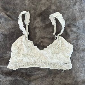 Aerie White Bralette